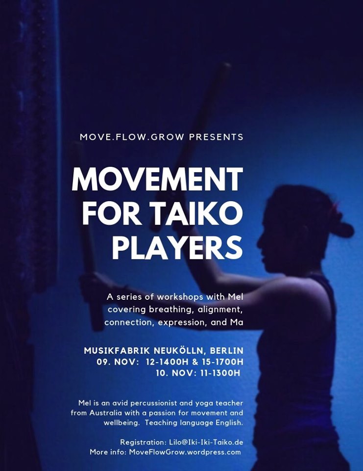 Movement for taiko players